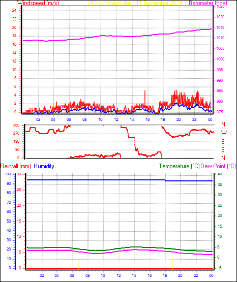 24 Hour Graph for Day 11